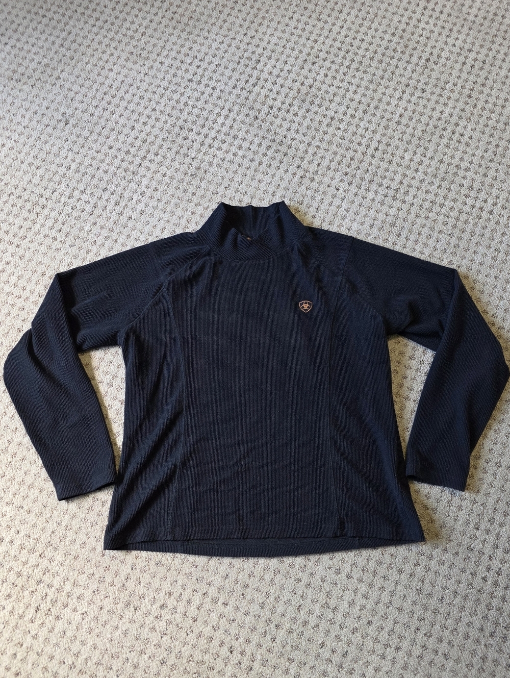 Ariat Grid Fleece Baselayer with Small Chest Emblem